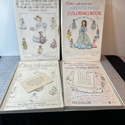 (2) Kim's Coloring Books. NOT Colored in