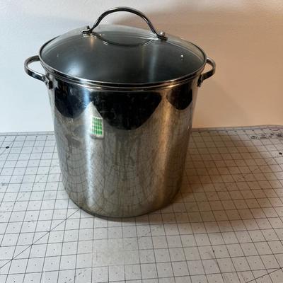LARGE Stock Pot with Lid 