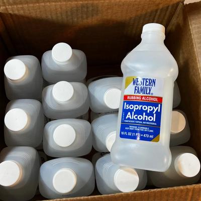 Case of or 15 Isopropyl Alcohol NEW 