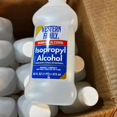 Case of or 15 Isopropyl Alcohol NEW 