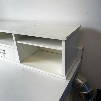 Table Top Shelf Cubby Melamine White