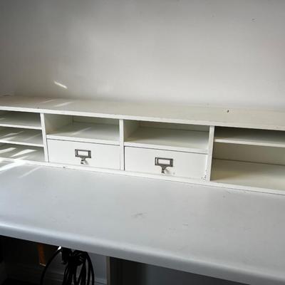 Table Top Shelf Cubby Melamine White