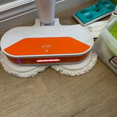 Elicto Floor Scrubber (electric) and a couple of Swiffer's 