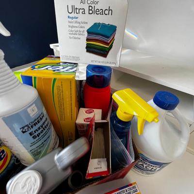 Box full of Landry Supplies 