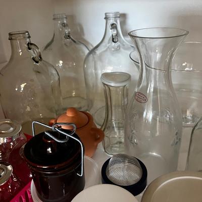 Glass Pitches, Storage, Jugs 