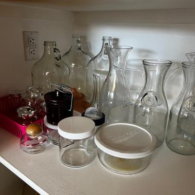 Glass Pitches, Storage, Jugs 
