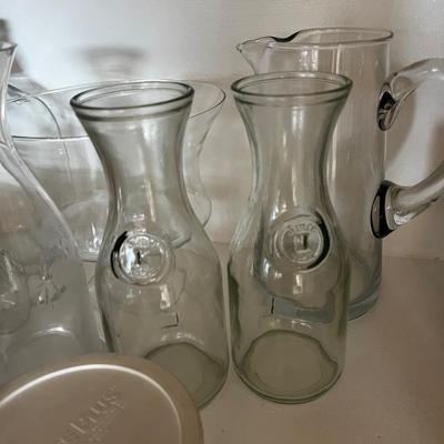 Glass Pitches, Storage, Jugs 
