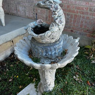 Fountain for the Garden with Birds (front) 