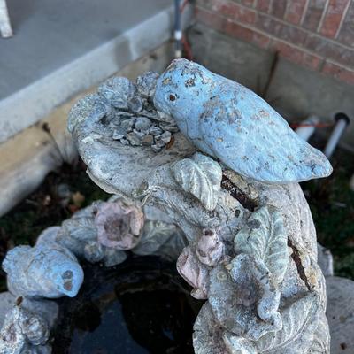 Fountain for the Garden with Birds (front) 