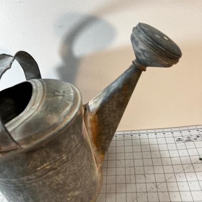 Vintage Galvanized Watering Cand 