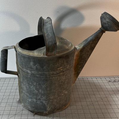 Vintage Galvanized Watering Cand 