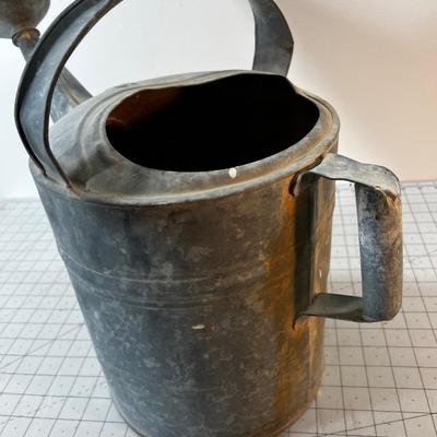 Vintage Galvanized Watering Cand 