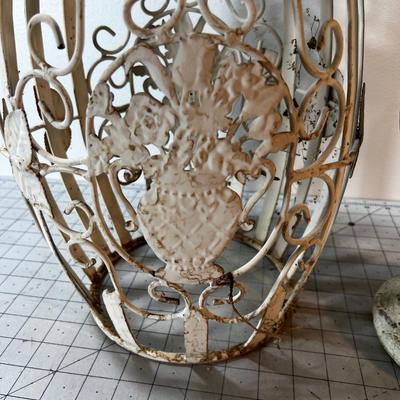 Plant Stand and Terracotta Planter Shabby Chic