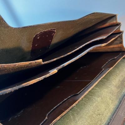 Vintage Leather Briefcase 