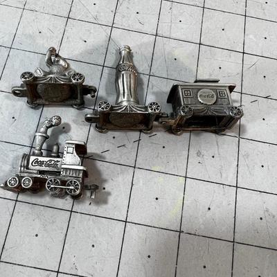 Pewter Coca-Cola TRAIN DÃ©cor' 