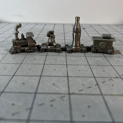 Pewter Coca-Cola TRAIN DÃ©cor' 