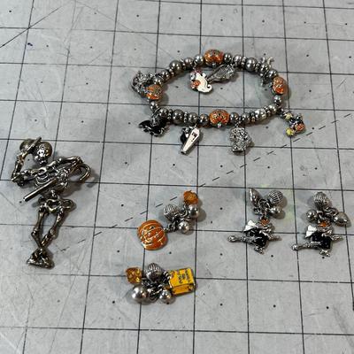 HALLOWEEN Jewels, Pin,  Bracelets, Pendent/charms/earrings 