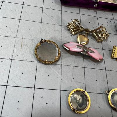 Antique Pins & Lockets 