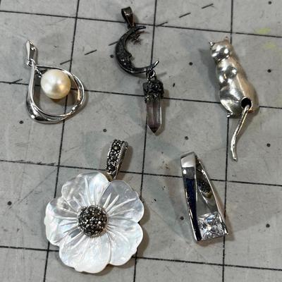 Lovely Pendants: Some Silver 925 