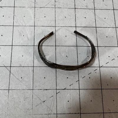 Antique Sterling Silver Bracelet Marked "RUTH" 