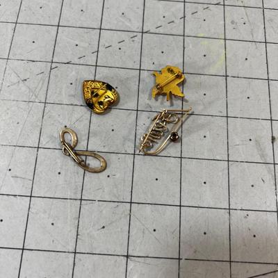 Vintage Pins "J" Jean and others
