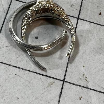 2 Platinum Rings 