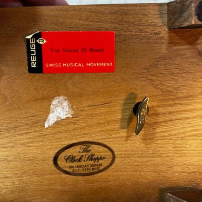 Walnut Music Box Jewelry Box
