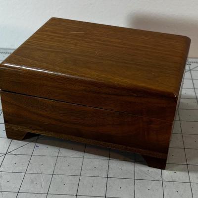 Walnut Music Box Jewelry Box