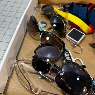 Sun Glasses, Lanyards and Key Chains too