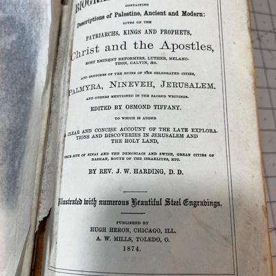 Patriarchs and the Prophets Dated 1874 