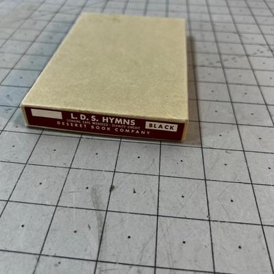 SMALL leather Bound LDS Hymns Book  Dated 1962 