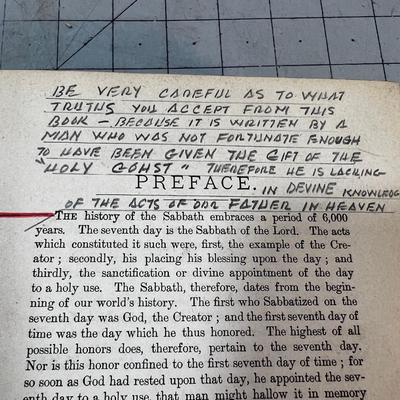 History of the Sabbath By J.N. Andrews Dated 1887 