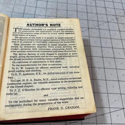 AUDELS New Automobile Guide Dated: 1942