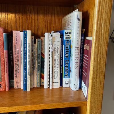 (4) Shelves of Homeopathic, Self Help, Gardening & Crafting - The Entire 4 Shelves to the Right