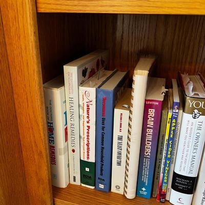 (4) Shelves of Homeopathic, Self Help, Gardening & Crafting - The Entire 4 Shelves to the Right