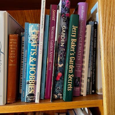 (4) Shelves of Homeopathic, Self Help, Gardening & Crafting - The Entire 4 Shelves to the Right