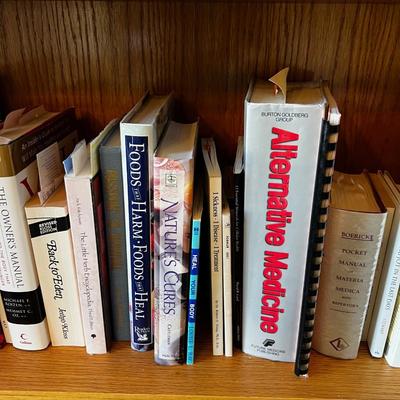(4) Shelves of Homeopathic, Self Help, Gardening & Crafting - The Entire 4 Shelves to the Right