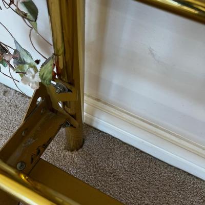 King Size BRASS Bed with Rails. 