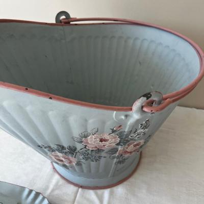 Ash Bucket with Shovel Toll Painted.