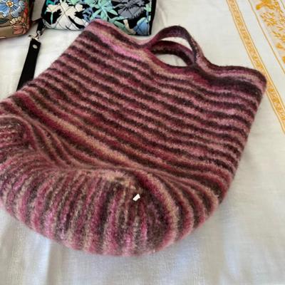 5 Purses Vintage Tapestry Style 