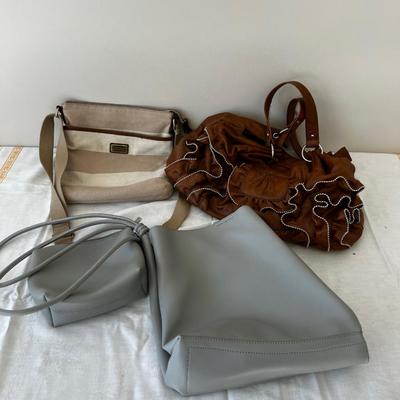 Gray / Brown Purses (3) 