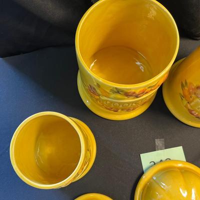 60s MCM Country Canister Set