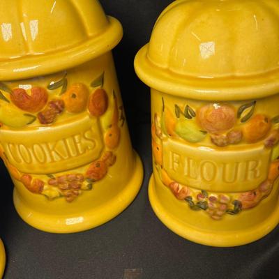 60s MCM Country Canister Set