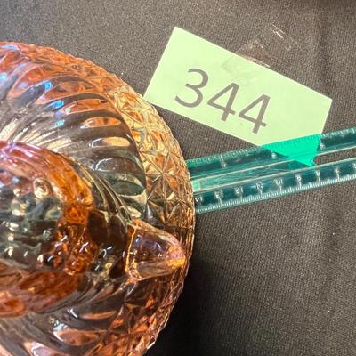 Pink Polish Glass Birds Box