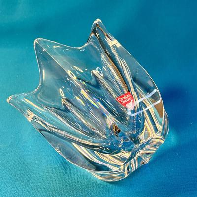 BEAUTIFUL ORREFORS SWEDEN TULIP SHAPED LEADED CRYSTAL BOWL