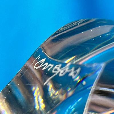 BEAUTIFUL ORREFORS SWEDEN TULIP SHAPED LEADED CRYSTAL BOWL