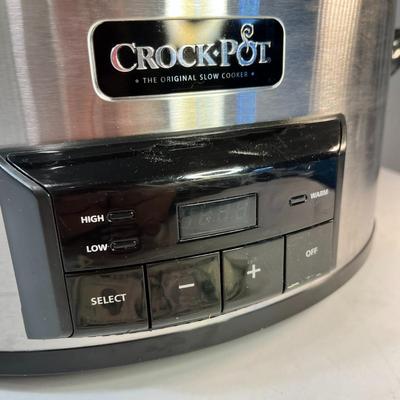 6-QUART PROGRAMMABLE CROCK POT SLOW COOKER