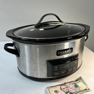 6-QUART PROGRAMMABLE CROCK POT SLOW COOKER