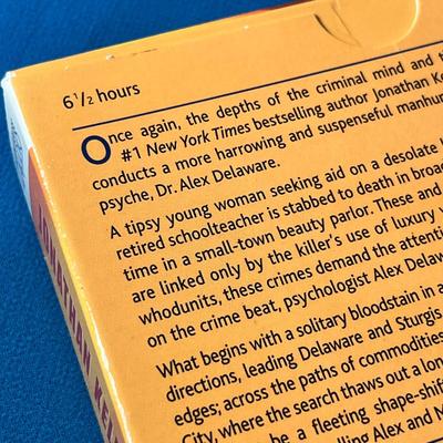 "COMPULSION" BOOK ON CD by JONATHAN KELLERMAN