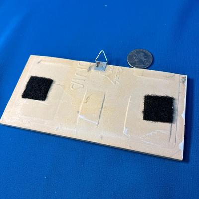 GLAZED TILE "W.C." WATER CLOSET SIGN